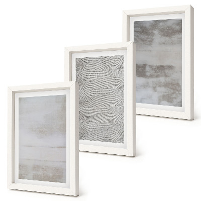 Įrėmintų paveikslų rinkinys Modernios tekstūros struktūros minimalistiniu stiliumi