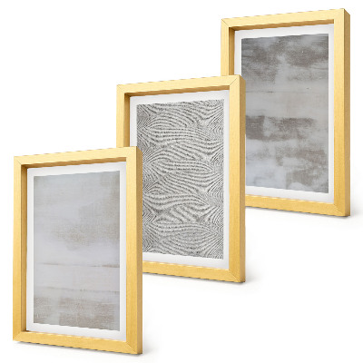 Įrėmintų paveikslų rinkinys Modernios tekstūros struktūros minimalistiniu stiliumi
