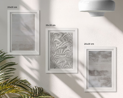 Įrėmintų paveikslų rinkinys Modernios tekstūros struktūros minimalistiniu stiliumi