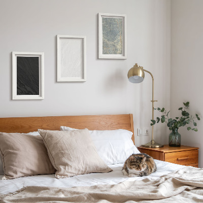 3 paveikslų rinkinys su rėmais Įvairių spalvų elegantiškos akmens konstrukcijos