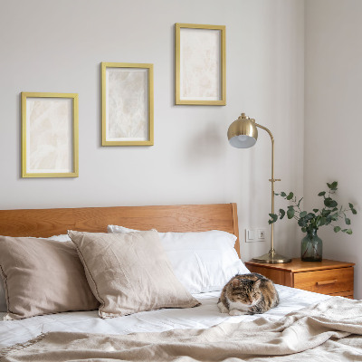 3 paveikslų rinkinys su rėmais Elegantiška marmuro akmens fono tekstūra