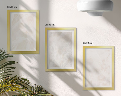 3 paveikslų rinkinys su rėmais Elegantiška marmuro akmens fono tekstūra
