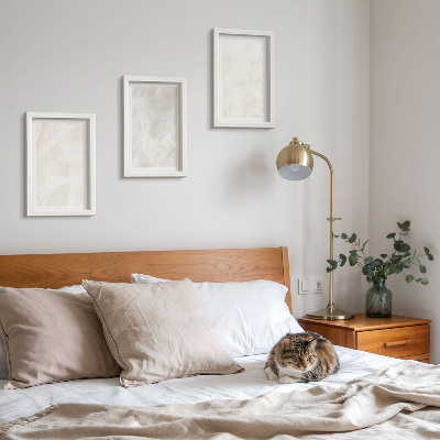 3 paveikslų rinkinys su rėmais Elegantiška marmuro akmens fono tekstūra