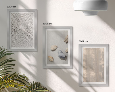 Įrėmintų paveikslų rinkinys Boho tekstūros natūralios struktūros