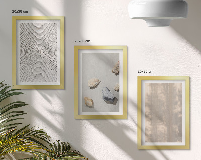 Įrėmintų paveikslų rinkinys Boho tekstūros natūralios struktūros