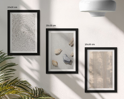 Įrėmintų paveikslų rinkinys Boho tekstūros natūralios struktūros