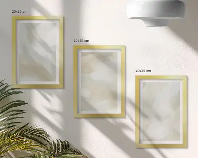 3 paveikslų rinkinys su rėmais dažų tekstūros pėdsakai minimalizmo stiliaus