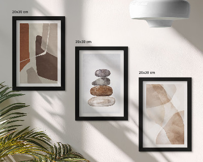 Įrėmintų paveikslų rinkinys Abstrakti tapyba modernūs dekoracijos