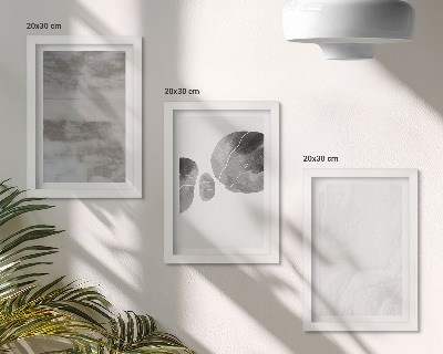 Įrėmintų paveikslų rinkinys Abstrakčios formos ir struktūros modernaus stiliaus