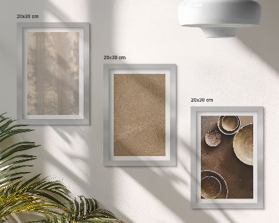 Įrėmintų paveikslų rinkinys Minimalistinio stiliaus struktūros ir tekstūros