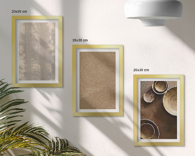 Įrėmintų paveikslų rinkinys Minimalistinio stiliaus struktūros ir tekstūros
