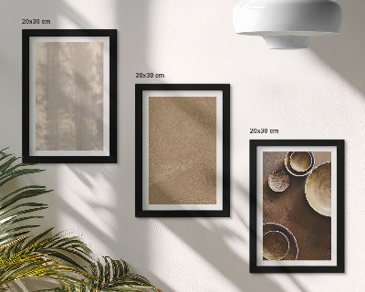 Įrėmintų paveikslų rinkinys Minimalistinio stiliaus struktūros ir tekstūros