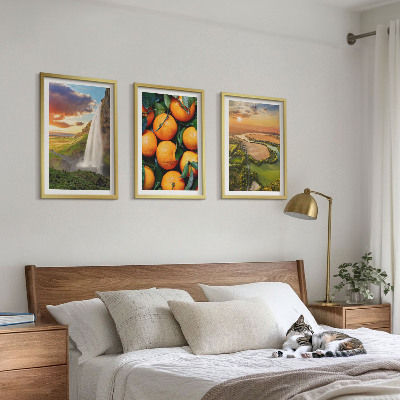 Įrėmintas triptikas Oranžinių kalnų krioklys
