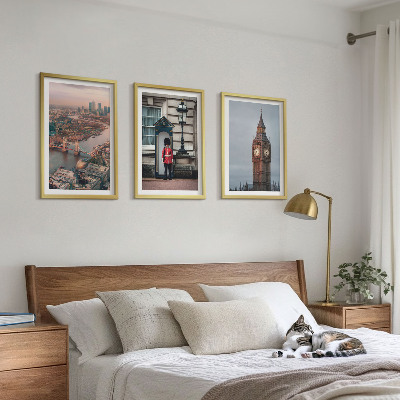 Įrėmintas triptikas Londono tilto sargas Big Benas