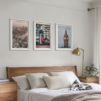 Įrėmintas triptikas Londono tilto sargas Big Benas