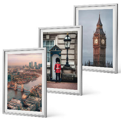 Įrėmintas triptikas Londono tilto sargas Big Benas