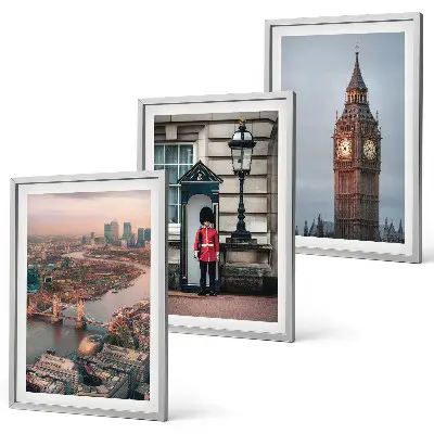 Įrėmintas triptikas su Londono tilto sargu Big Benu