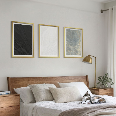 Įrėmintas triptikas Elegantiškų akmeninių konstrukcijų spalvos