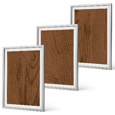 3 paveikslų rinkinys su rėmais minimalistinė medžio žievės tekstūra