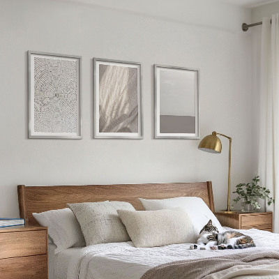 Įrėmintas triptikas Natūralios boho tekstūros