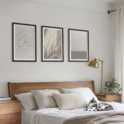 Įrėmintas triptikas Natūralios boho tekstūros