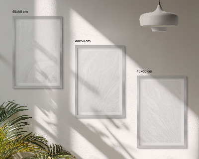 3 paveikslų rinkinys su rėmais Elegantiška marmurinė konstrukcija