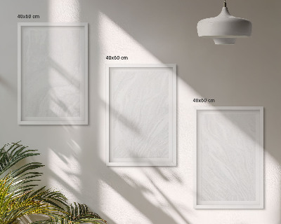3 paveikslų rinkinys su rėmais Elegantiška marmurinė konstrukcija