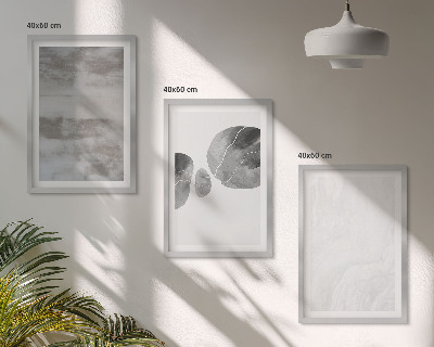 3 paveikslų rinkinys su rėmais Abstrakčios modernios struktūros