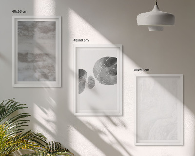 3 paveikslų rinkinys su rėmais Abstrakčios modernios struktūros