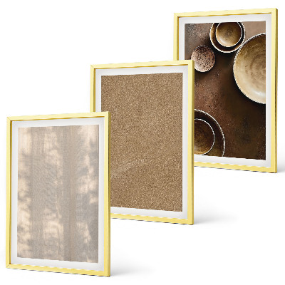 3 paveikslų rinkinys su rėmais Minimalistinės tekstūros struktūros