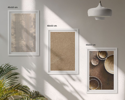 3 paveikslų rinkinys su rėmais Minimalistinės tekstūros struktūros