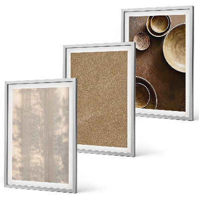 3 paveikslų rinkinys su rėmais Minimalistinės tekstūros struktūros