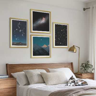 Paveikslų kompozicija ant sienos Galaktikos, žvaigždynai, erdvė, Šaulys