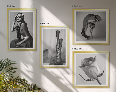 Paveikslų kompozicija ant sienos Stilingi elegantiškų moterų portretai