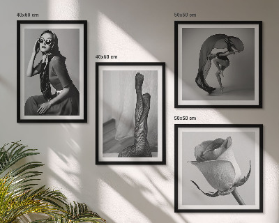 Paveikslų kompozicija ant sienos Stilingi elegantiškų moterų portretai