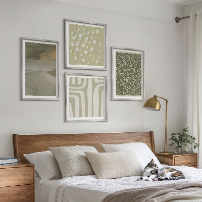 Daugiadalis paveikslas su rėmu Abstraktūs boho raštai