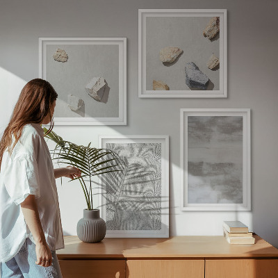 Paveikslų kompozicija ant sienos Modernios minimalistinės tekstūros