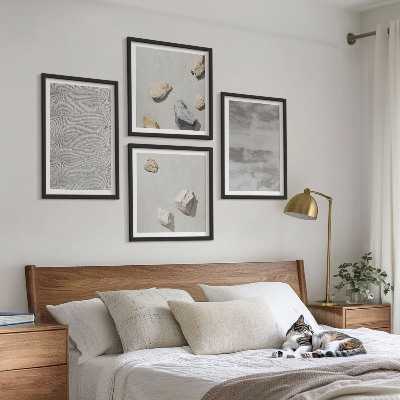 Paveikslų kompozicija ant sienos Modernios minimalistinės tekstūros