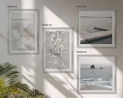 Daugiadalis paveikslas su rėmu abstraktus modernios tekstūros dizainas