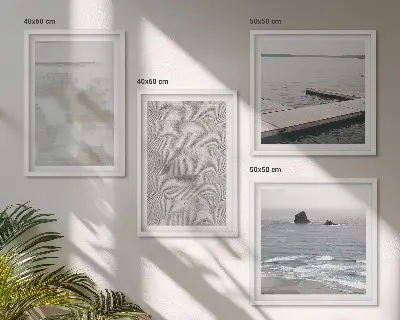 Daugiadalis paveikslas su rėmu abstraktus modernios tekstūros dizainas