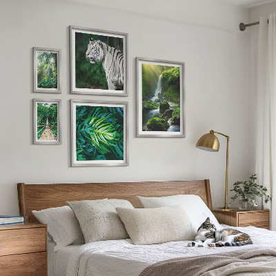 Sieninė paveikslų galerija Atogrąžų gamtos peizažai