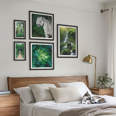 Sieninė paveikslų galerija Atogrąžų gamtos peizažai