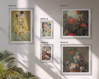 Sieninė paveikslų galerija Gėlių meno kompozicijos