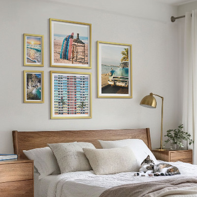 Sieninė paveikslų galerija Stilingi paplūdimio peizažai