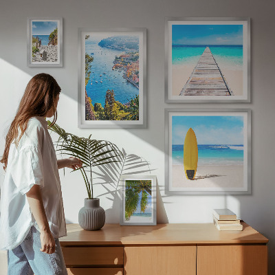Sieninė paveikslų galerija Pajūrio peizažai ir paplūdimiai