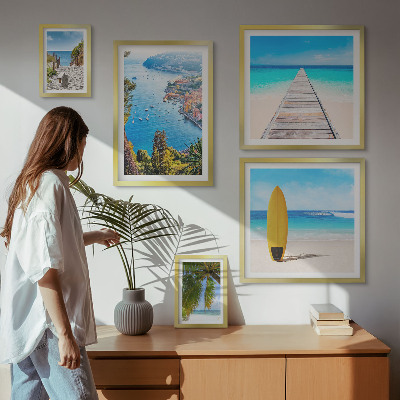 Sieninė paveikslų galerija Pajūrio peizažai ir paplūdimiai