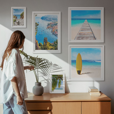 Sieninė paveikslų galerija Pajūrio peizažai ir paplūdimiai