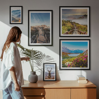 Sieninė paveikslų galerija Kalnų ir laukinių miškų peizažai