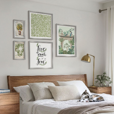 Sieninė paveikslų galerija Augalų motyvai bohemiški akcentai