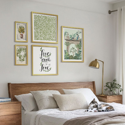 Sieninė paveikslų galerija Augalų motyvai bohemiški akcentai